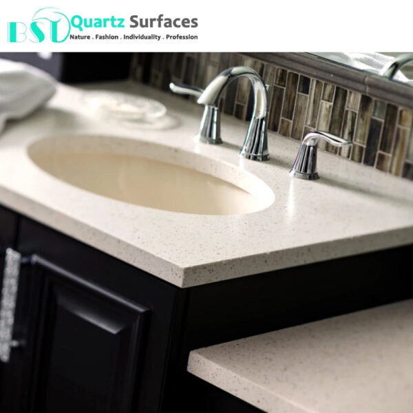 Kitchen Quartz Marble White Color Made Quartz Stone for Countertops White Marble Slabs Manufacture Marble Quartz Countertop - Image 4