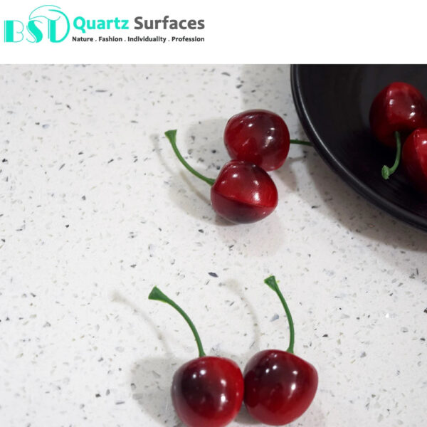 White Sparkle TCE Quartz Stone High Quality Calacatta Marble Porcelain Sintered Stone Slab Tile - Image 2