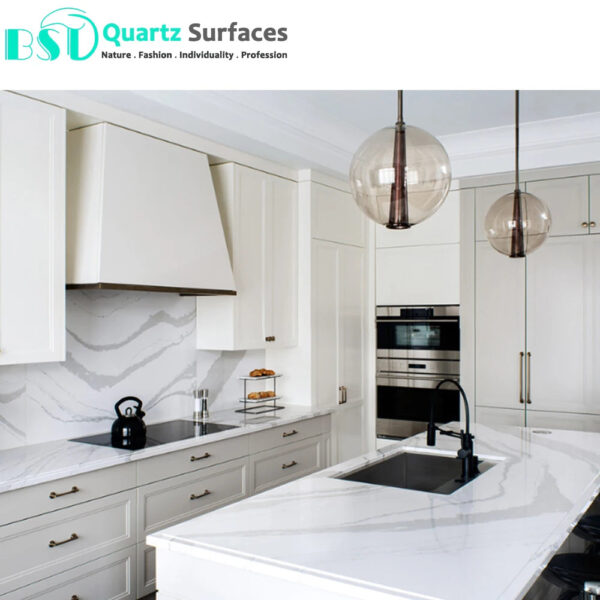 Calacatta Quartz Stone Countertop at a Wholesale Price