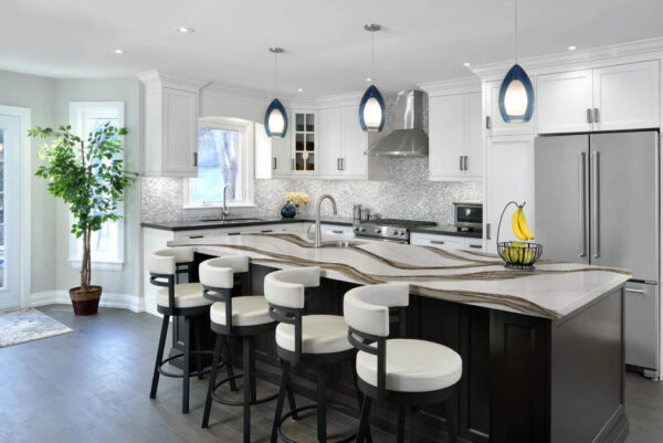 New Look Calacatta Skara Quartz Stone Slabs of Artificial - Quartz Slab Calacatta New Design - Image 6