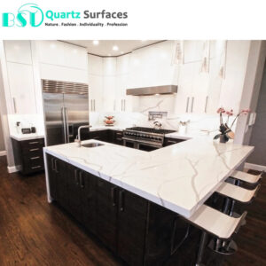 1400x3000x20mm Crystal Quartz Stone Certified by NSF