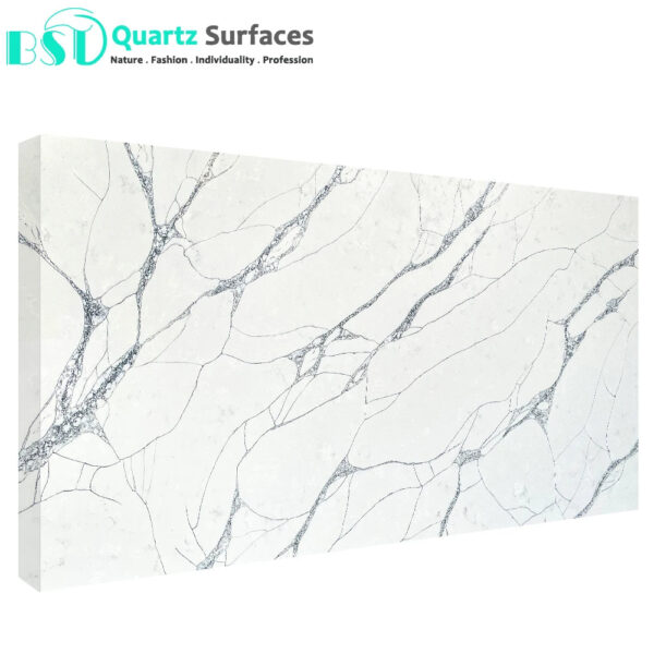 New Look Calacatta Royal- Quartz Slab Calacatta New Design - Image 2