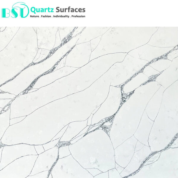 New Look Calacatta Royal- Quartz Slab Calacatta New Design - Image 3
