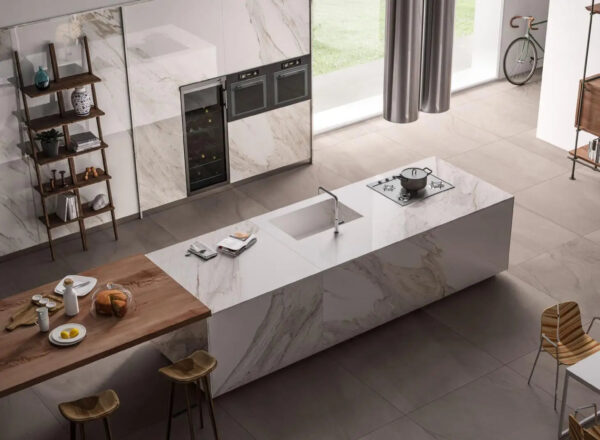 Landscape ink painting Sintered Stone Tiles Wall Slab Sintered Stone Ceramic Tiles For Countertop Dining Table Wall Basin Floor - Image 5