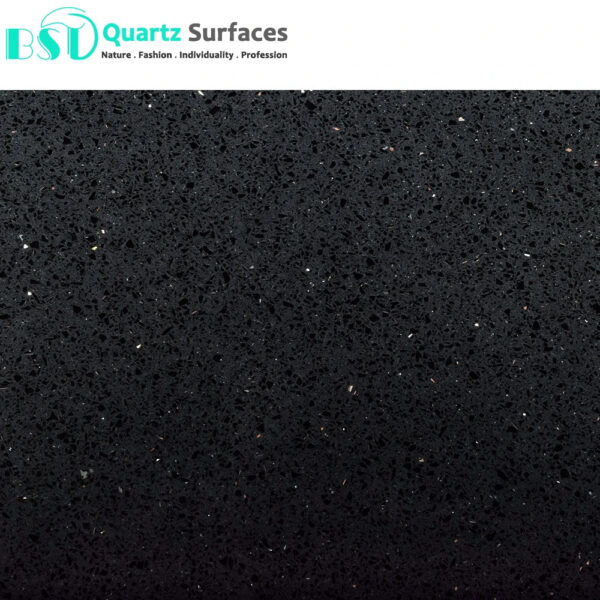 Artificial Quartz Stone Slab Home Decorative Kitchen Black Quartz Marble Countertop - Image 2