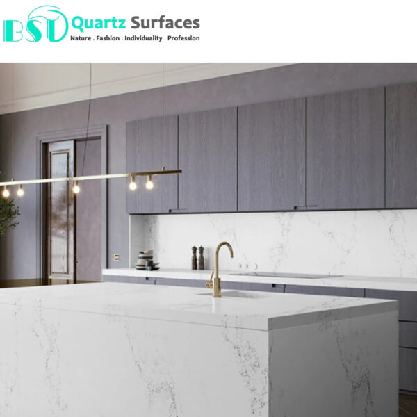 New Look Calacatta Layalite - Quartz Slab Calacatta New Design