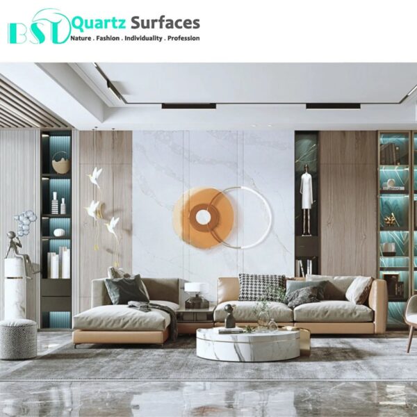 New Look Calacatta Gold- Quartz Slab Calacatta New Design - Image 4