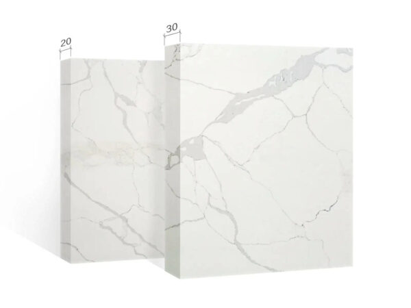 Slab Zero White Modern Online Technical Support Silica Quartz Stone No Silicon for Australia More Than 5 Years Big Slab 0.5mm - Image 3