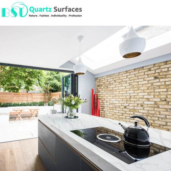 High Quality Hotel Sintered Stone Wall Countertops Artificial Quartz Slabs Sintered Stone