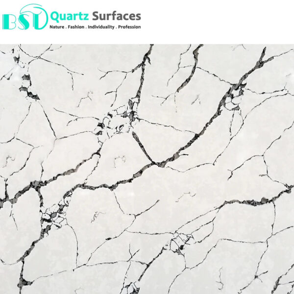 Hot Sale Calacatta Artificial Quartz Stone for Kitchen Countertop and Table Top Wholesale Price - Image 4