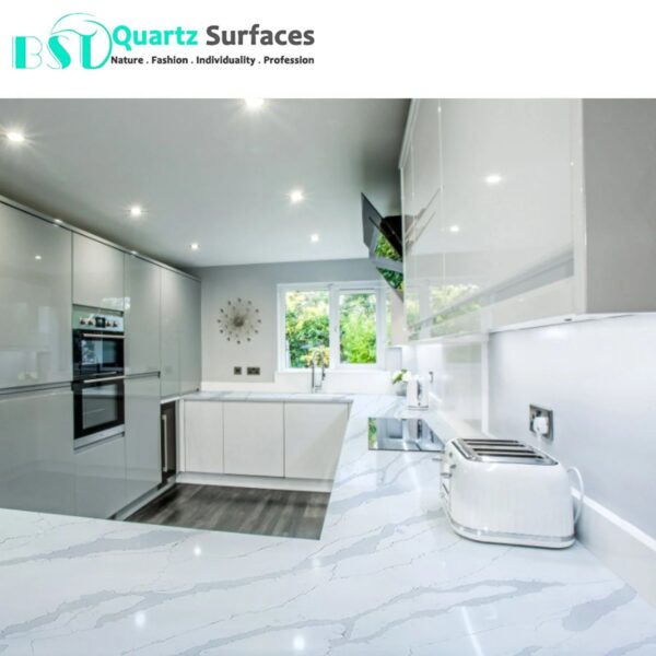 New Look Calacatta Goldilocks - Quartz Slab Calacatta New Design - Image 3